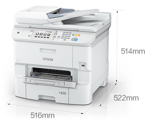 产品外观尺寸 - Epson WF-6593产品规格